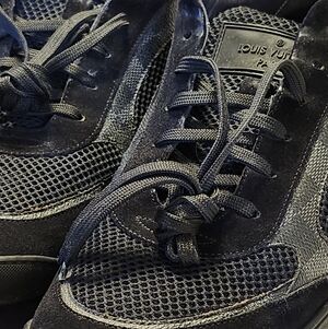 Louis Vuitton Men's Dark Mesh Sneakers GRAPHITE DAMIER